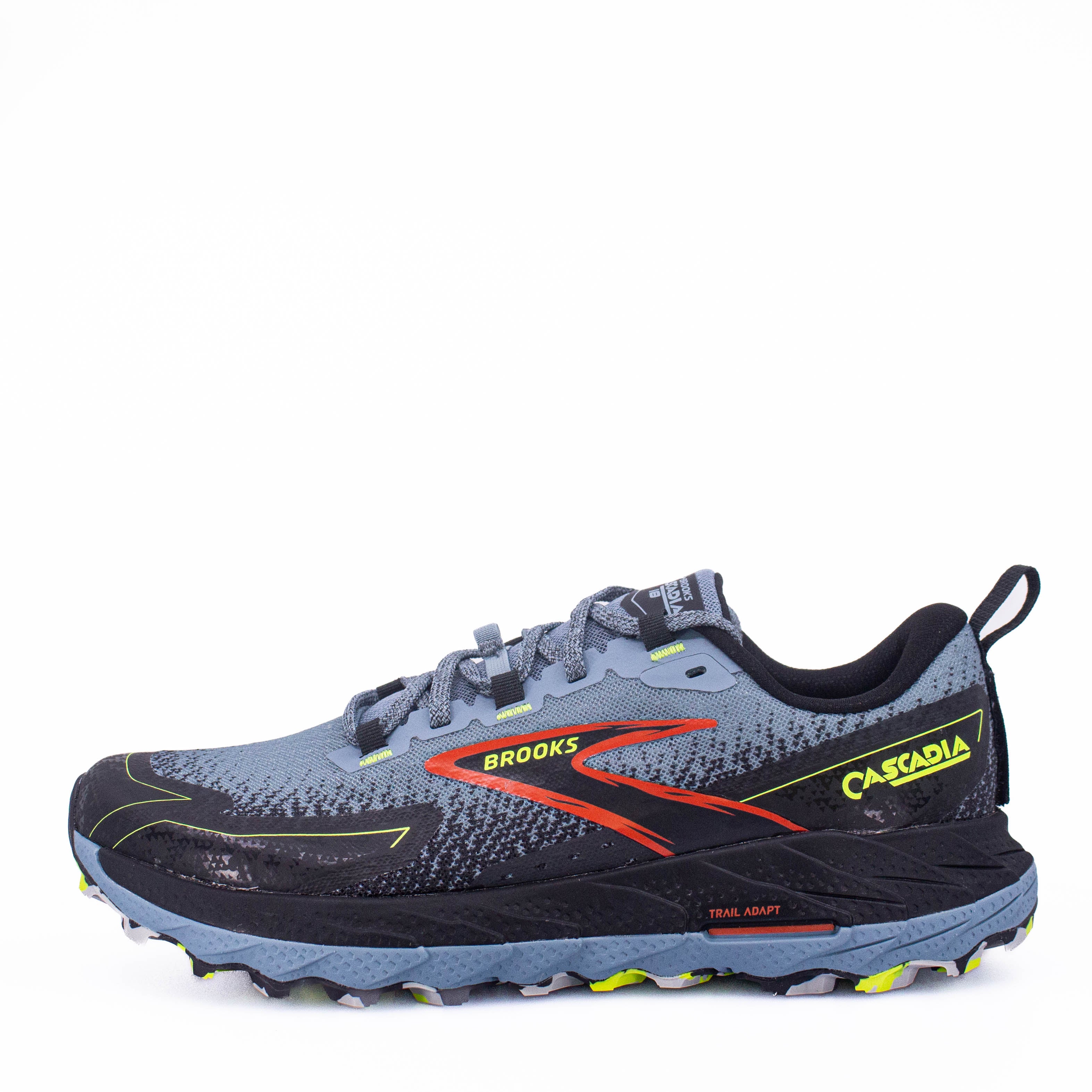 Brooks Cascadia 18 (2E Wide) Mens Citadel/ Ebony/ Lime - Frontrunner Colombo